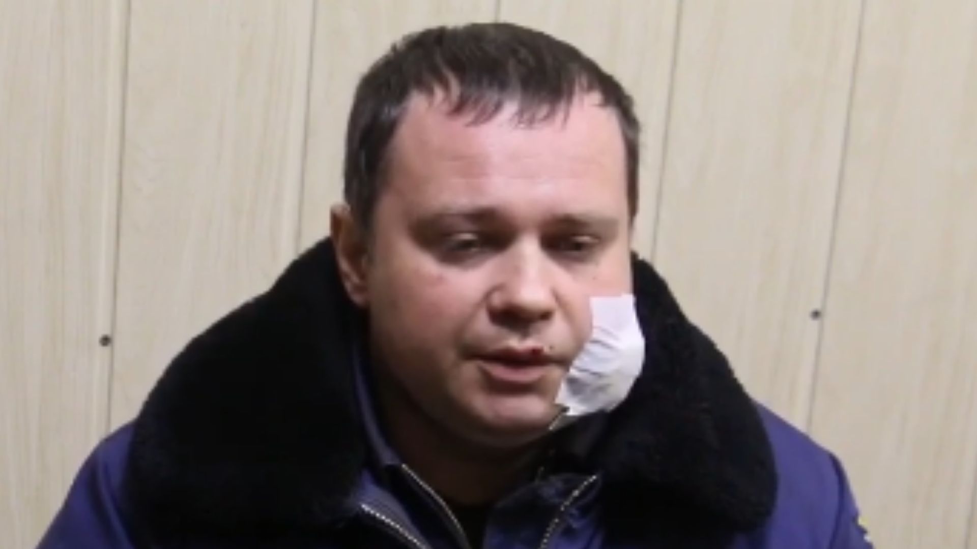 Пленный пилот сбитого российского Су-34 Александр Красноярцев.